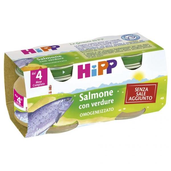 HIPP OMO PESCE 2X80 SALMONE VERDURE