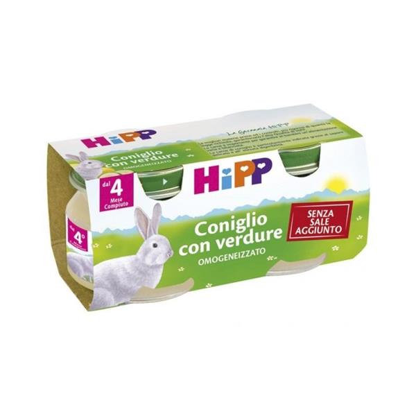 HIPP OMO CARNE 2X80 CONIGLIO