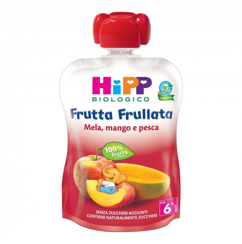 HIPP FRUTTA FRULLATA 90GR MELA PESCA E MANGO