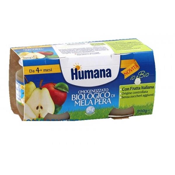 HUMANA OMO FRUTTA 2X100 PERA/MELA