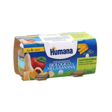 HUMANA OMO FRUTTA 2X100 MELA BANANA 