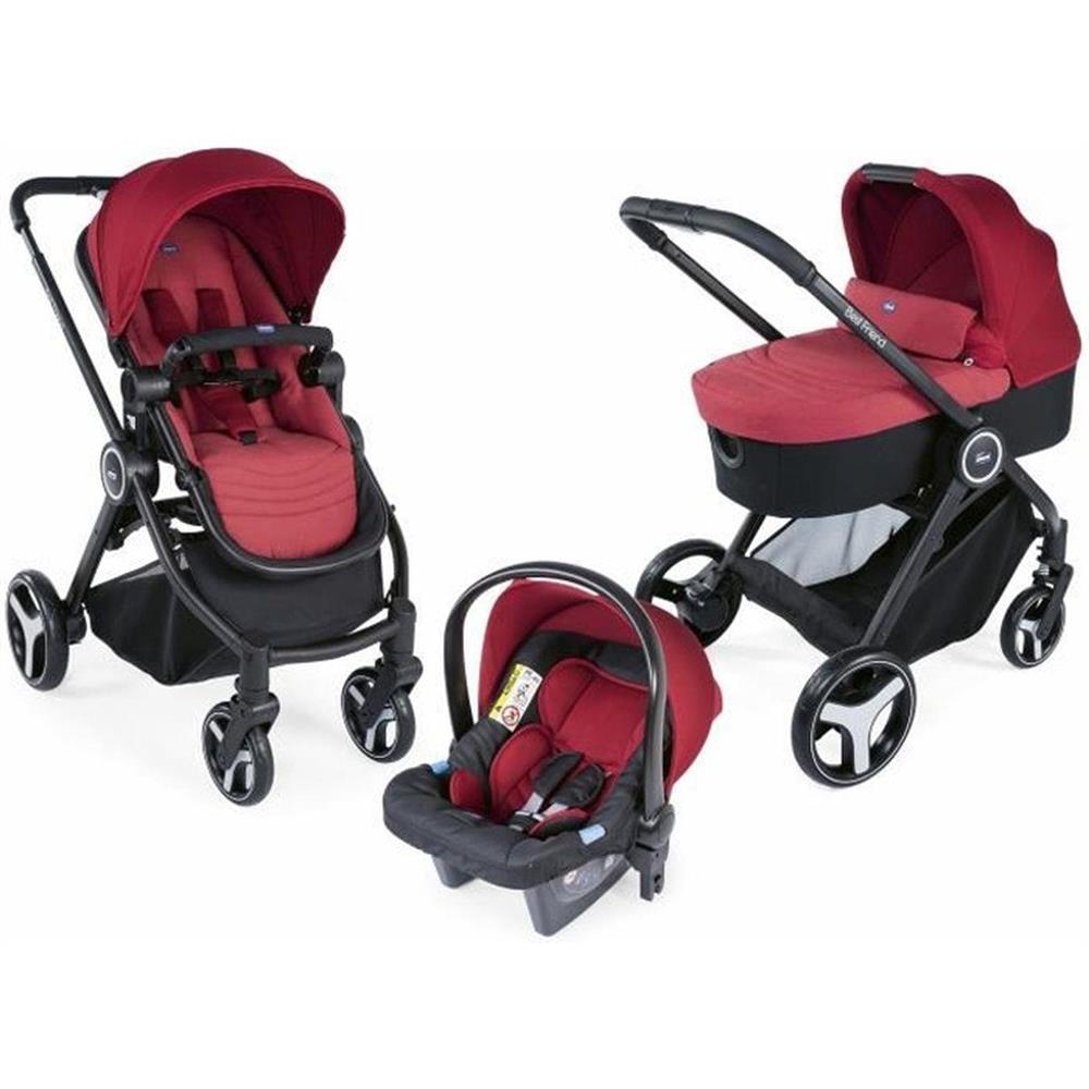 CHICCO TRIO BEST FRIENDS LIGHT RED
