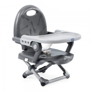 CHICCO RIALZO SEDIA POCKET SNACK DARK GREY