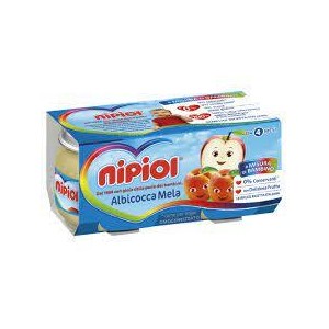 NIPIOL OMO MELA ALBICOCCA 2X80G