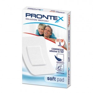 PRONTEX COMPRESSE SOFT PAD 5X7CM 5PZ