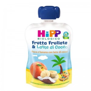 HIPP FRUTTA FRUL.&LATTE COCCO PESCA 90g