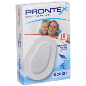 PRONTEX COMPRESSE ADESIVE OCULARI 10PZ