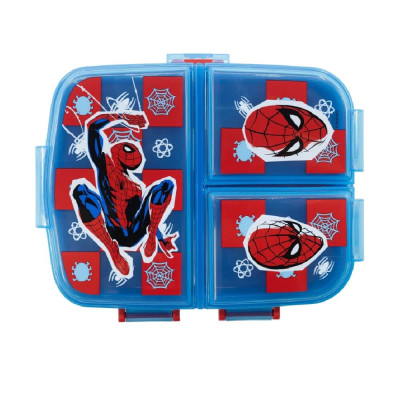 SPIDERMAN  BOX MERENDA MULTI COMPART