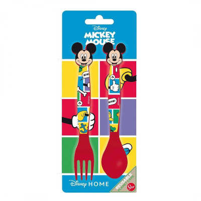 CORA MICKEY MAUSE POSATE PLASTICA 2PZ