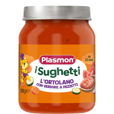 PLASMON OMO SUGHETTI ORTOLANO VERDURE PEZZETTI 120G