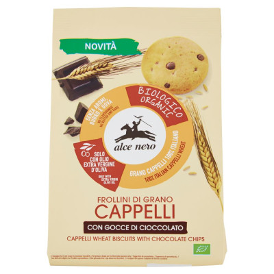 ALCE NERO FROLLINI GRANO/CIOCCOLATO 250G