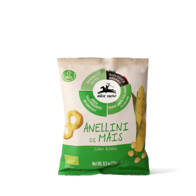 ALCE NERO BABY ANELLINI DI MAIS 15GR