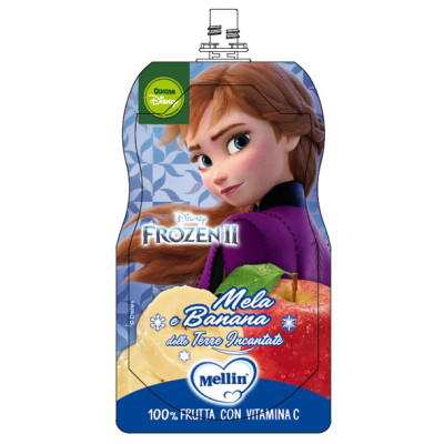 MELLIN POUCHES DISNEY FROZEN  MELA E BANANA 110G