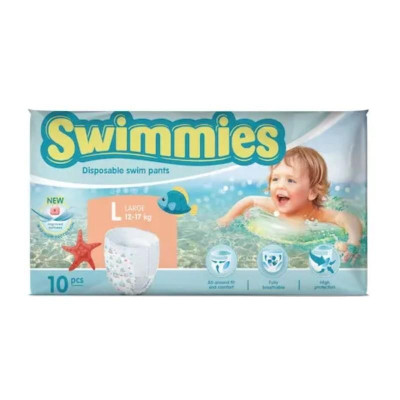SWIMMIES PANNOLINO MARE L  12-17 KG  10PZ