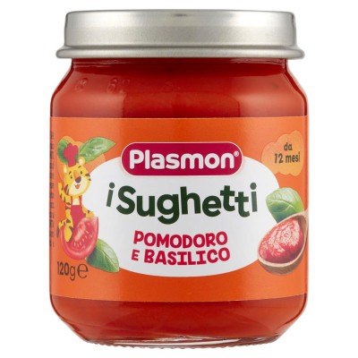 PLASMON OMO SUGHETTI POMODORO E BASILICO 120G