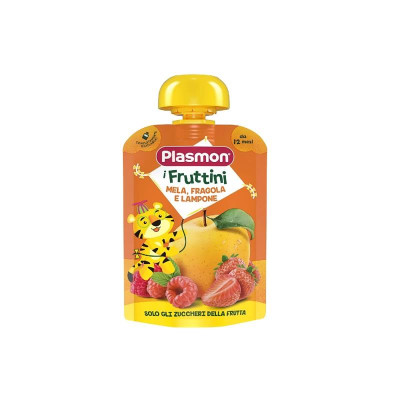 PLASMON I FRUTTINI 130G MELA/FRAGOLA/LAMPONE