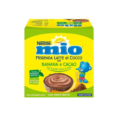 NESTLE MIO MERENDA LATTE DI COCCO BANANA/CACAO 4X100