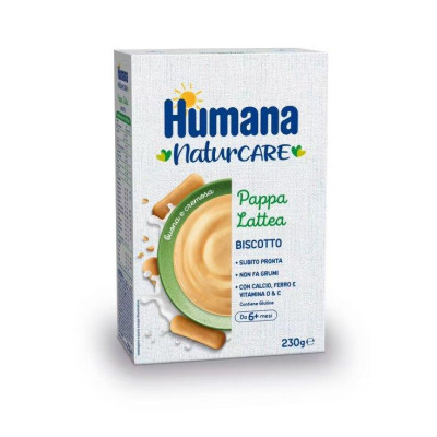 HUMANA PAPPA LATTEA 200GR BISCOTTO