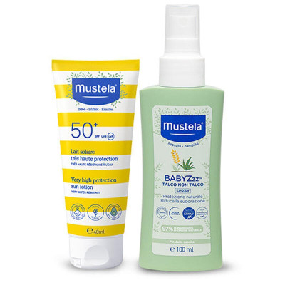 MUSTELA SOLARE40ML+BABYZZZ SPR