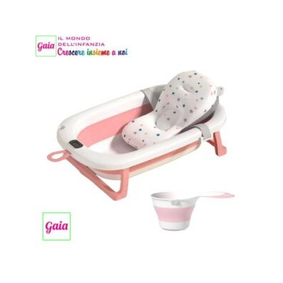 GAIA MILLE BOLLE BAGNETTO PIEGHEVOLE ROSA