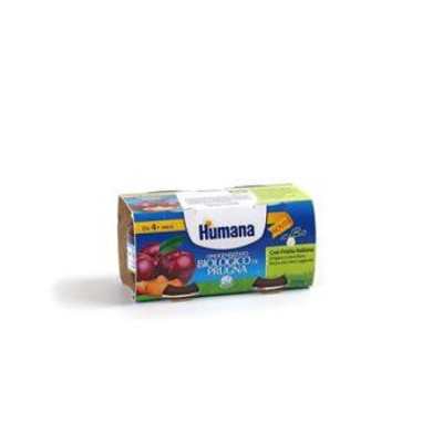 HUMANA OMO FRUTTA 2X100 PRUGNA/MELA