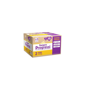 PAMPERS PROGRESSI PANNOLINO MEGA TG 2 168PZ