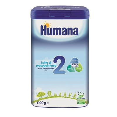 HUMANA 2 LATTE POLVERE 1,100KG NEW