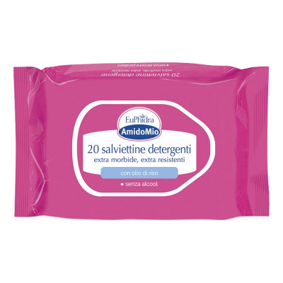 EUPHIDRA AMIDOMIO SALVIETTE UMIDIFICANTE 20PZ